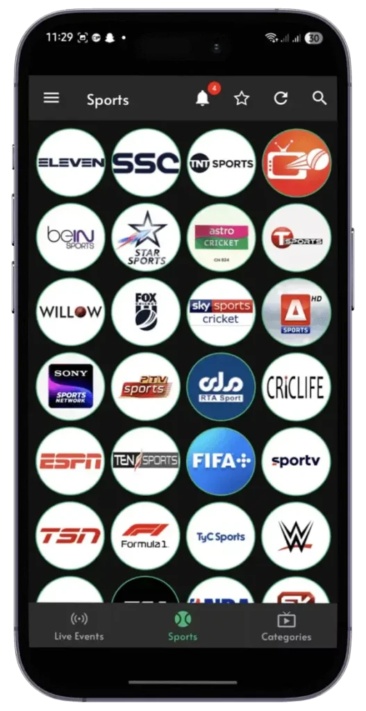 Sports Category